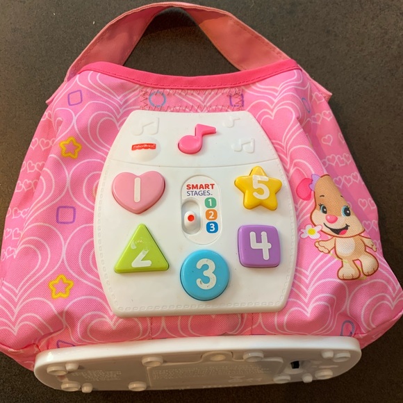 fisher price pink purse